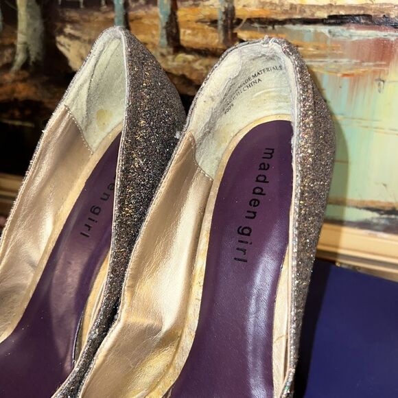 Madden Girl Sparkle Heels 👠 7.5 - Picture 4 of 12